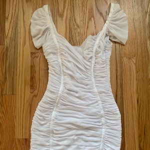 Oh Polly White Mini Dress